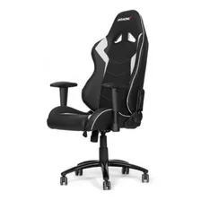 Silla De Escritorio Akracing Octane Gamer Ergonómica Negra Y Blanca Con Tapizado De Cuero Sintético