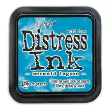 Tim Holtz Distress Mermaid Lagoon Tinta Sellos Envejecer