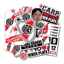 Etiquetas Sticker River Plate Futbol Aptas Para Termo Mate 