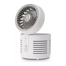 Purificador De Aire Y Ventilador De Escritorio 2 1, Bla...