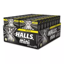 Halls Mini Sem Açucar - Extra Forte C/18