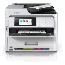 Multifuncional Impressora Epson Wfc5890 Wf-c5890 Wifi Color Cor Branco Bivolt