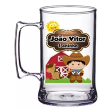 15 Copos Caneca Chopp Acrílica Lembrancinha Personalizada