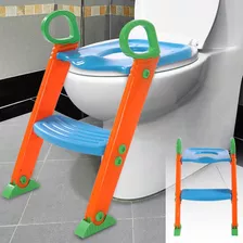 Niños Baño Entrenador Potty Asiento Silla Niño Con Escalera 