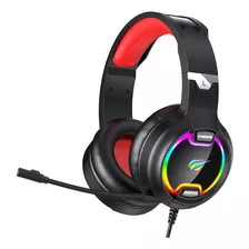 Fone De Ouvido Headset Gamer Havit H2233d Com Luz Rgb Led