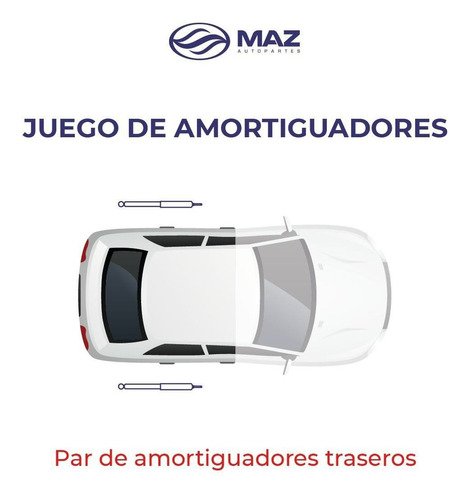 2 Amortiguadores Traseros Lexus Gx460 2010-2014 Ctk Foto 5