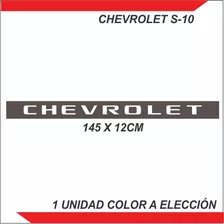 Adhesivo Chevrolet S-10 Tapa Trasera
