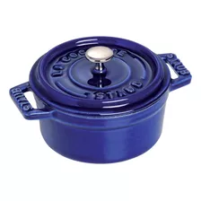 Staub Mini Cocotte Redondo De Hierro Fundido De 0.25 Cuarto.