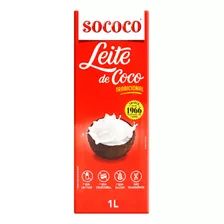 Leite De Coco Tradicional Sococo Caixa 1l