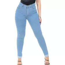 Calça Jeans Feminina Skinny Promoção Cintura Alta Elastano
