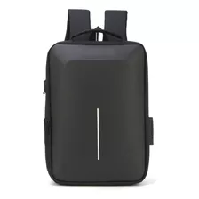 Mochila Notebook Executiva Antifurto Com Usb Trava Polo King Cor Preto Desenho Do Tecido Liso