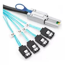 Cable Mini Sas De 26 Pines A, 4 Sata De 7 Pines, 1 Metro