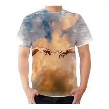 Camisa Camiseta Personalizada Pintura Michelangel