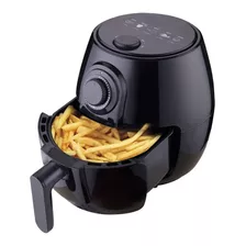 Fritadeira Air Fryer Sem Óleo 1400w 3l (cesto 2.6l) Preta 