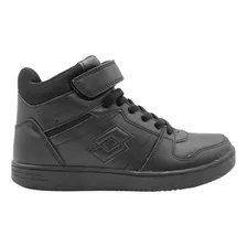 Zapatilla Escolar Juvenil Lotto - Bts Skate Negro