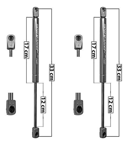 Kit 2 Amortiguadores Cofre (de Calidad) Mountaineer 06-10 Foto 5