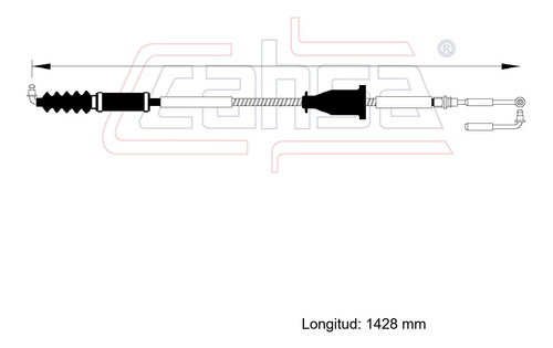 Cable Selector Velocidades Para Dodge Spirit 1990 2.5l Cahsa Foto 2