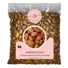 Amendoa Crua Pacote 1kg In Natura Promoçao