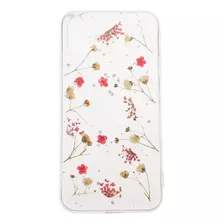 Elegante Funda Con Diseño De Flores Preservadas Para iPhone