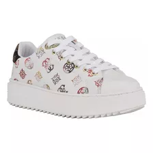 Tenis Guess Mujer/dama Modelo Denesa Logo Multicolor