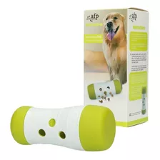 Juego Interactivo Porta Golosinas Para Perro Treat Frenz Rol Color Blanco Con Verde