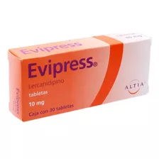 Evipress 10 Mg 30 Tabletas