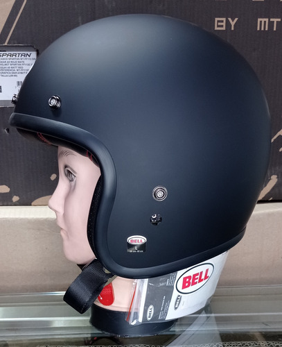 Casco Bell Custom 500 Certificado Vintage Caf Racer Jet Foto 9