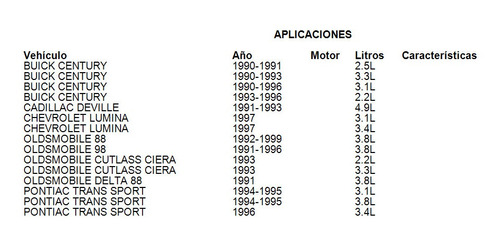 Balatas Tambor Oldsmobile Cutlass Ciera 2.2l 1993 Bioceramic Foto 2