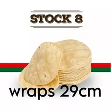 Tortillas Para Wraps Rolls Burritos 29cm X 60uni - Stock8