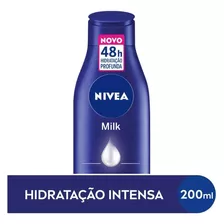  Loção Deo-hidratante Hidratação Profunda Milk 200ml Nivea