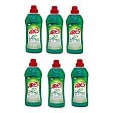 Kit Com 6 Und. Lava Roupas Liquido Ares 1 Litro Premium