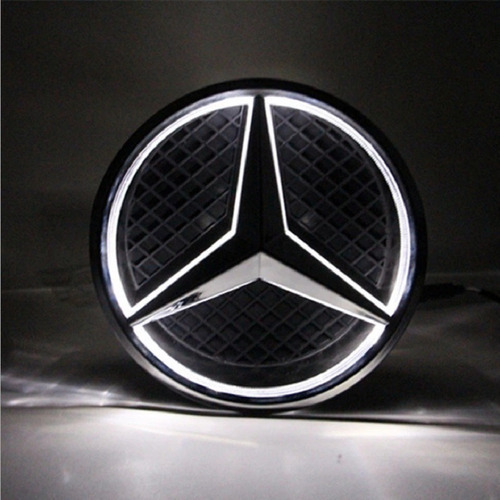 Emblema Frontal Led Aplicado Al Mercedes Benz E300 Glk350 Cl Foto 2