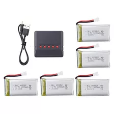 Batería Li-polymer 3.7v 1200mah + Cargador Para Drone Syma X