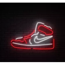 Letrero Led Neón Nike Air Force Tenis Decoración 