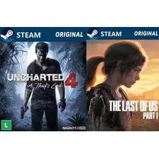 The Last Of Us Part 1 Remake + Uncharted 4 Pc Steam