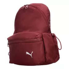 Mochila Puma Core Her Color Vino Con Compartimentos