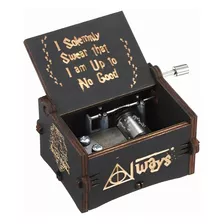 Mini Caja De Música De Madera Creativa De Harry Potter