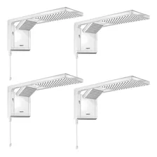 4un Chuveiro Acqua Duo Flex Branco 127v Ou 220v Lorenzetti