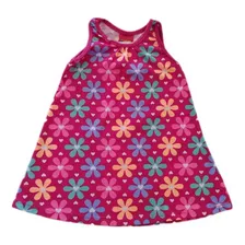 Vestido Infantil De Malha Kyly Com Estampa De Flores 