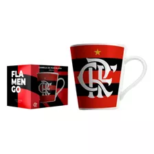 Caneca Do Flamengo Xícara Porcelana Licenciada 300ml 