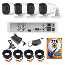 Kit Video Vigilancia 4 Cámaras 1080 Audio Integrado 2tb