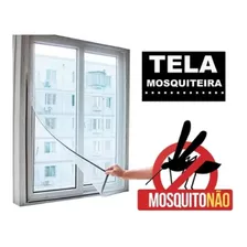 Tela Mosquiteira P/ Janela 1,3 X 1,5 M C/ Fita - Ajustável