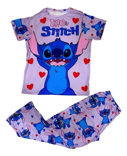 Primera imagen para búsqueda de pijama de stich