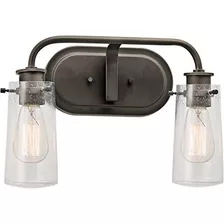 Kichler 45458oz Braelyn Vanity 2 Luces Incandescentes 120 V