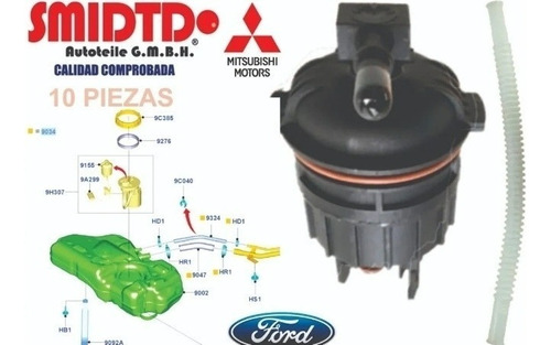 10 Filtros De Gasolina, Manguera Ford Figo 1.5l 16-19 Smidtd Foto 3