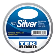 Fita Silver Prata 48mm X 5m - Tekbond