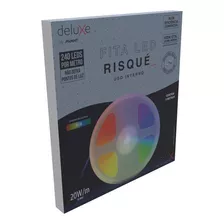 Fita De Led Risqué 100w Rgb 12v 20w P/metro 5 Metros Ip20