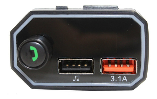 Transmisor Receptor De Audio Estreo Fm Bluetooth Mp3 P/auto Foto 3