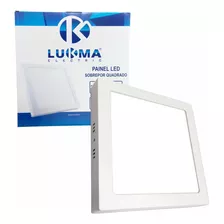 Painel Led Sobrepor 18w Frio 6500k Quadrado 21x21cm Lukma