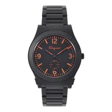 Reloj Para Hombre Ferragamo Gancini Sfml00522 Negro